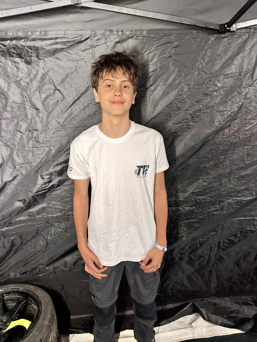 T-shirt manche courte TUILLIER RACING blanc