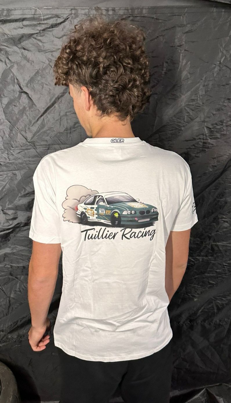 T-shirt manche courte TUILLIER RACING blanc